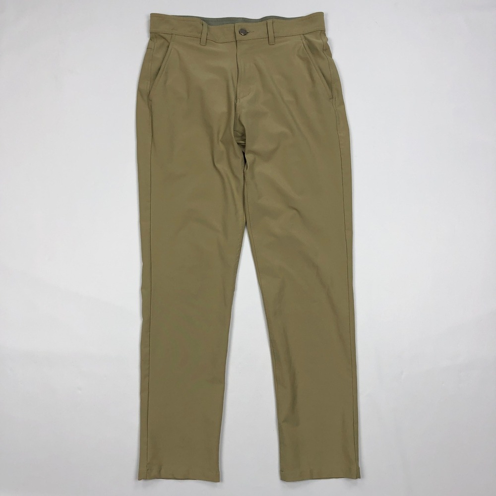 Free Fly Mens Nomad Pant 32x32 Khaki Tan Performance Stretch Straight Leg Pants